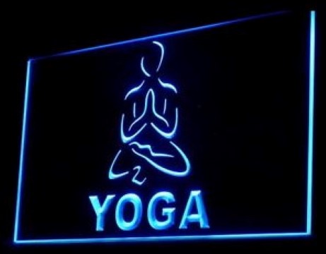 Yoga Enthusiasts LED Neon Sign